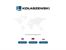 Tablet Screenshot of kolaszewski.com